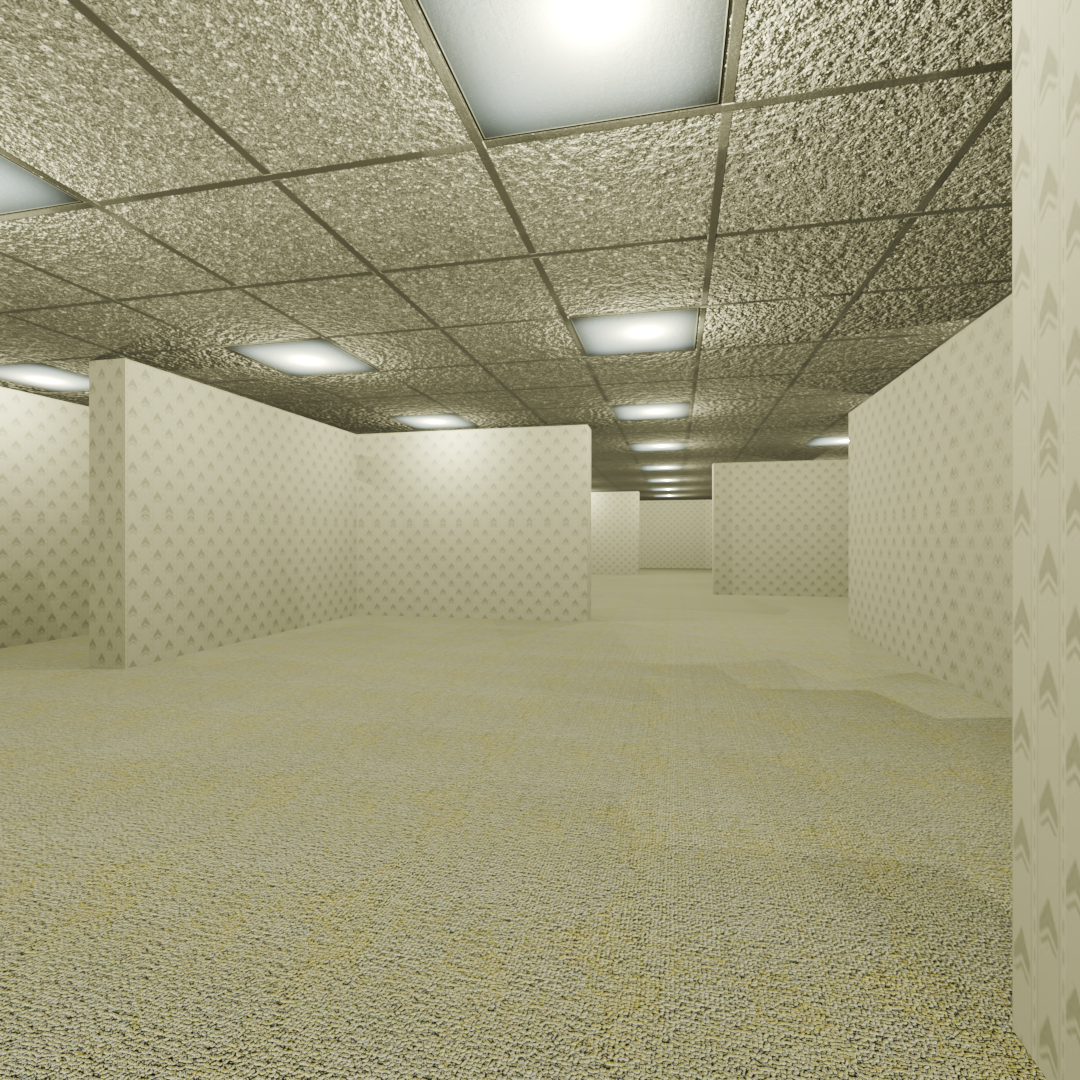 Backrooms Level 0 Original Image Recreation